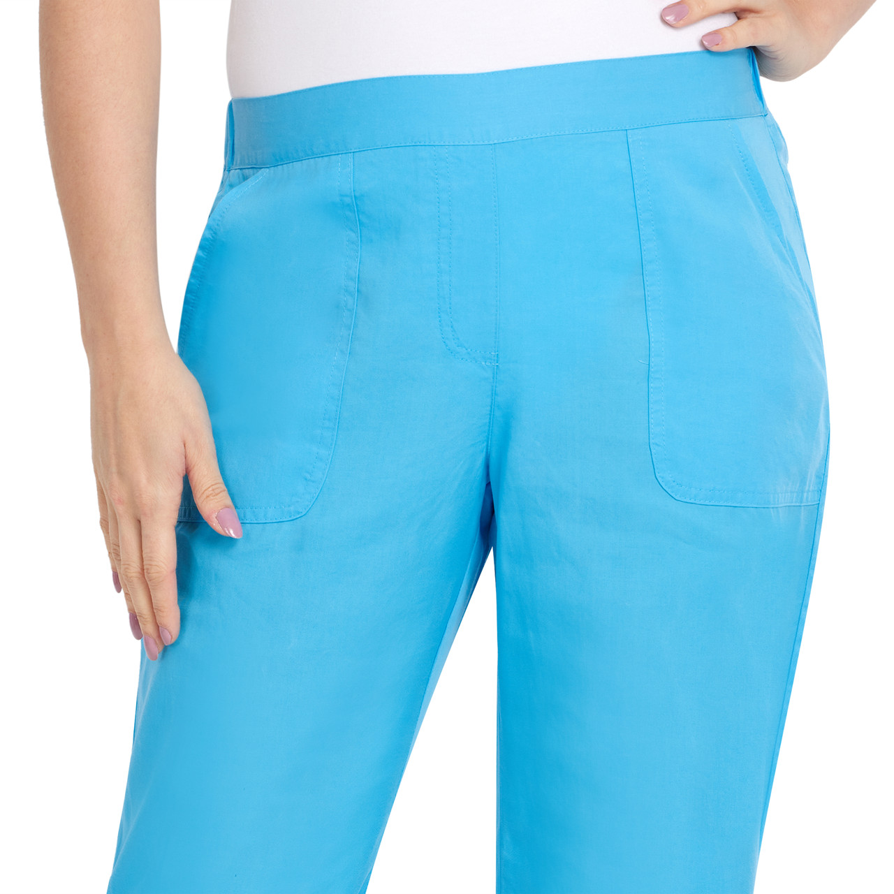 White Solid Ankle-Length Ethnic Women Straight Fit Pants - Selling Fast at  Pantaloons.com